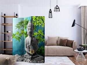 Rumsavdelare / Skärmvägg - Buddha: Beauty of Meditation - 135x172
