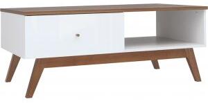 Heda soffbord 110,5 x 60 cm - Vit/lärk - Soffbord i trä, Soffbord, Bord
