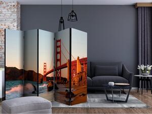 Rumsavdelare / Skärmvägg - Golden Gate Bridge - sunset, San Francisco II - 225x172