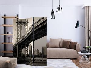 Rumsavdelare / Skärmvägg - Manhattan Bridge, New York - 135x172