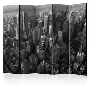 Rumsavdelare / Skärmvägg - New York: skyscrapers (bird's eye view) II - 225x172