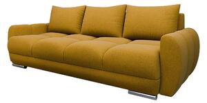 Simerly Soffa 3-sits i Plysch - Gul