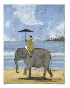 Konsttryck Sam Toft - On The Edge Of The Sand, (40 x 50 cm)