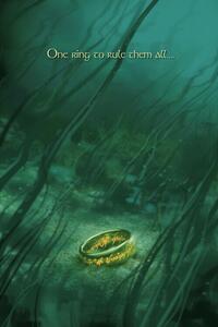 Poster, Affisch Lord of the Rings - One ring to rule them all, (80 x 120 cm)