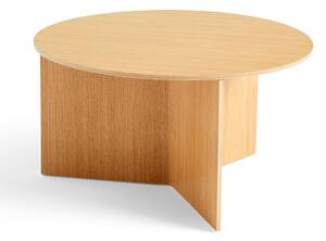 HAY - Slit Table Wood Round XL Oak - Soffbord - Träfärgad - Trä