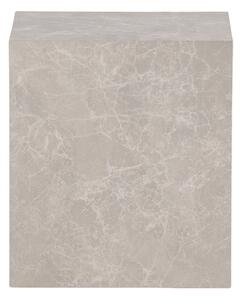 York High Travertin Sidobord 40x40x45 cm - Beige