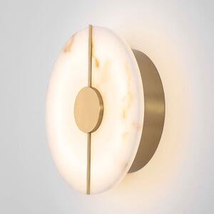 Nova Luce Vägglampa Aider Guld, Beige Matt Ø 20 cm