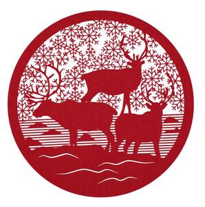 Bordstablett reindeer - röd
