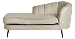 Allier Schäslong 150 cm Höger - Beige/Svart