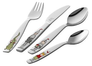 ZWILLING Ritter Eckbert 4-st, Set med barnbestick, Silver