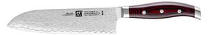 ZWILLING TWIN Cermax Santoku Japansk kockkniv 18 cm, Röd, Fin egg