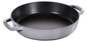 Staub Pans Stekpanna 26 cm, Gjutjärn, Grafitgrå