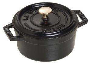 Staub La Cocotte Minigryta 10 cm, Rund, Svart, Gjutjärn