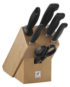 ZWILLING Four Star 7-st, Knivblockset, Natur