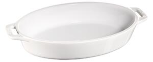 Staub Ceramique 23 cm, Ugnsform, Vit