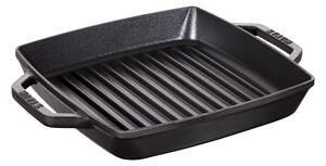 Staub Grill Pans Grillpanna 23 cm, Gjutjärn, Svart