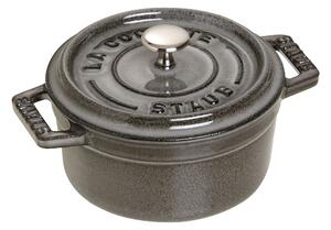 Staub La Cocotte Minigryta 10 cm, Rund, Grafitgrå, Gjutjärn