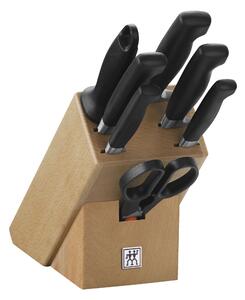 ZWILLING Four Star 8-st, Knivblockset, Natur