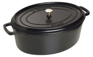 Staub La Cocotte Gryta 41 cm / 12 l, Oval, Svart, Gjutjärn