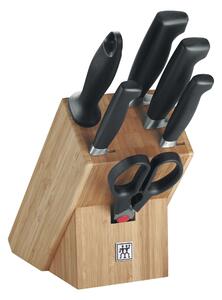 ZWILLING Four Star 7-st, Knivblockset, Natur