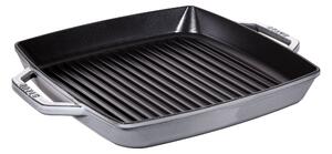 Staub Grill Pans Grillpanna 33 cm, Gjutjärn, Grafitgrå