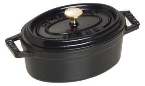 Staub La Cocotte Minigryta 11 cm, Oval, Svart, Gjutjärn