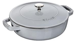 Staub Braisers 24 cm, Traktörpanna Chistera, Grafitgrå