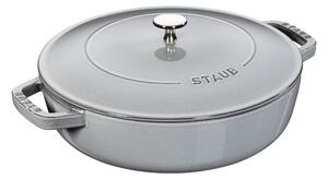 Staub Braisers 28 cm, Traktörpanna Chistera, Grafitgrå