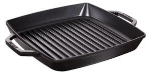 Staub Grill Pans Grillpanna 28 cm, Gjutjärn, Svart