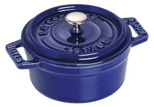 Staub La Cocotte Minigryta 10 cm, Rund, Mörkblå, Gjutjärn