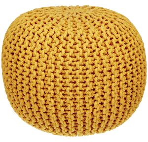 VEGA Dekorativ puff Masago; 45x35 cm (ØxH); Gul; Rund