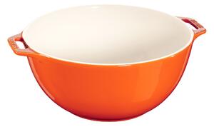 Staub Ceramique Skål 25 cm, Ceramic, Apelsin