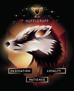 Konsttryck Harry Potter - Hufflepuff