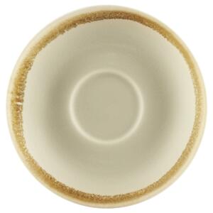 PULSIVA Espressofat Glaze; 11.5 cm (Ø); Sand; Rund; 6 Styck / Förpackning