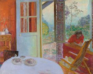 Bonnard, Pierre - Konsttryck Dining Room in the Country, 1913, (40 x 30 cm)