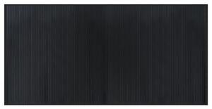 Matta rektangulär svart 100x200 cm bambu