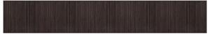 Matta rektangulär mörkbrun 80x1000 cm bambu