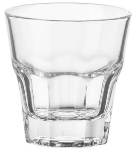 Pasabahçe Glas Casablanca V-Block stapelbar; 14cl, 7x7.6 cm (ØxH); Transparent; 12 Styck / Förpackning