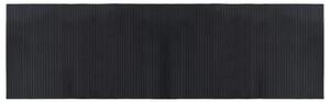 Matta rektangulär svart 60x200 cm bambu