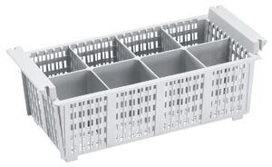 PULSIVA Diskback för bestick 8-fack; 20.5x42.5x15 cm (BxDxH); Grå