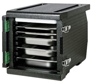 Thermo Future Box Termotransportlåda frontmatad; 65l, 63.5x46.5x47.5 cm (LxBxH); Svart