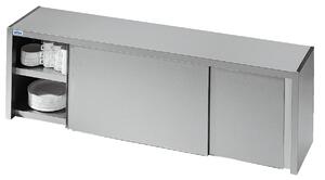 Chromonorm Väggskåp; 180x55x40 cm (BxHxD); Silverfärg
