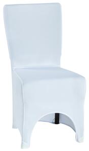 PULSIVA Strechöverdrag stol Bankett kantigt, med benöppning; 45x43x97 cm (BxLxH); Vit