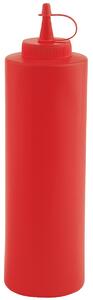 APS Dressingflaska; 0.65l, 6.5x25 cm (ØxH); Röd