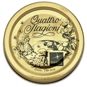 Bormioli Rocco Lock till Quattro Stagioni; 7.4x1.5 cm (ØxH); Guldfärg; 2 Styck / Förpackning