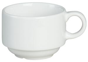 PULSIVA Kaffekopp Ronda; 19cl, 8x5.8 cm (ØxH); Vit; Rund; 6 Styck / Förpackning