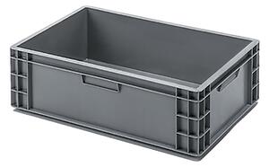 Ringoplast Stapelbart lådsystem catering med hyllinsats och handtag; 40.8l, 60x40x18.2 cm (LxBxH); Grå