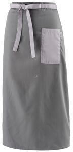 PULSIVA Midjeförkläde Jade 85x100 cm; 85x100 cm (LxB); Grå/Ljusgrå; 2 Styck / Förpackning