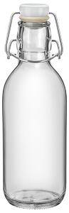 Bormioli Rocco Glasflaska med patentkork Emilia; 0.54l, 7.5x21.2 cm (ØxH); Transparent; Rund; 12 Styck / Förpackning