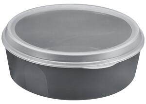 Circ Nette Mehrweg Återanvändbar matlåda Food Bowl; 1200ml, 20x6 cm (ØxH); Grå; Rund; 12 Styck / Förpackning